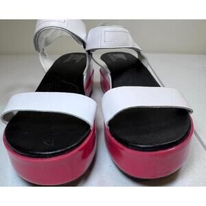 Stylish Sorel Women's Platform Sandals - White & Pink